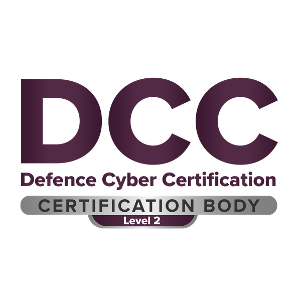Defence Cyber Certification - Certification Body Level 2 certificate mark