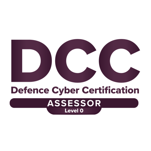 Defence Cyber Certification Level 0 -  Assessor Badge certificate mark