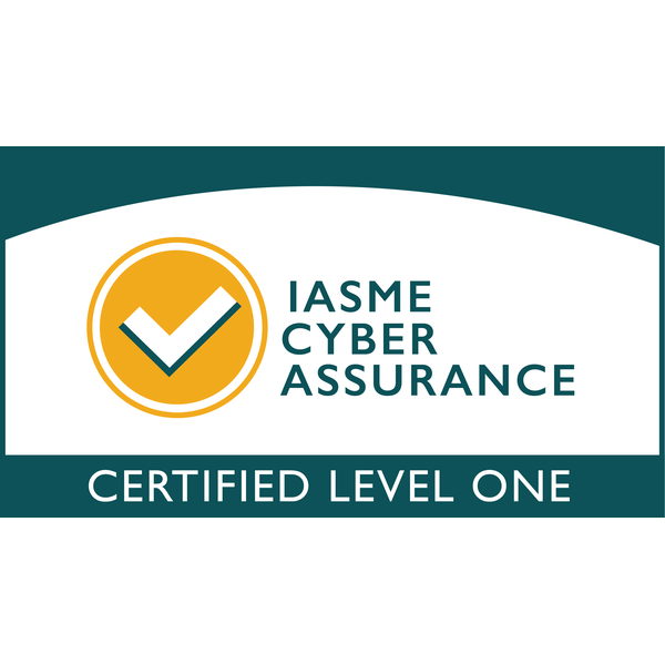 IASME Cyber Assurance Level 1 certificate mark