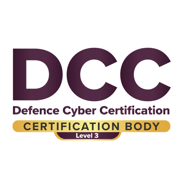 Defence Cyber Certification - Certification Body Level 3 certificate mark