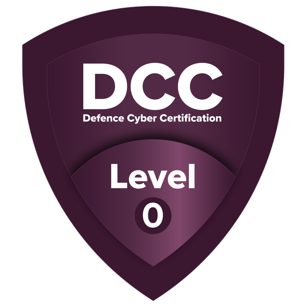 Defence Cyber Certification Level 0 certificate mark